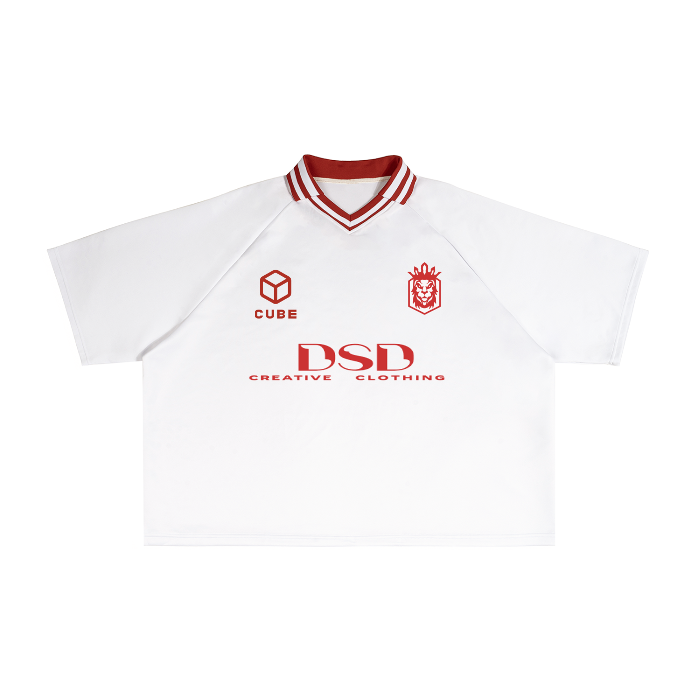 DSD - Collar Boxy T-Shirt - RED