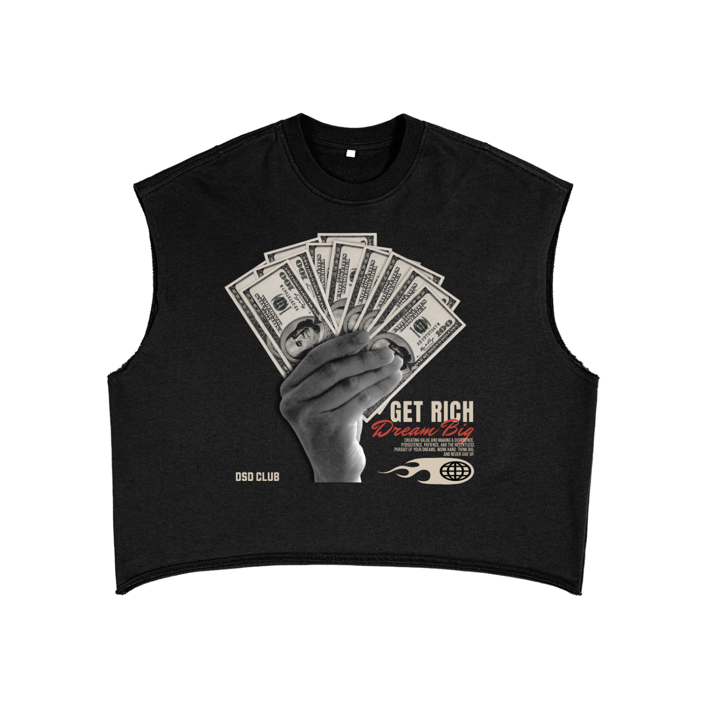 DSD - Get Rich Boxy Tank Top