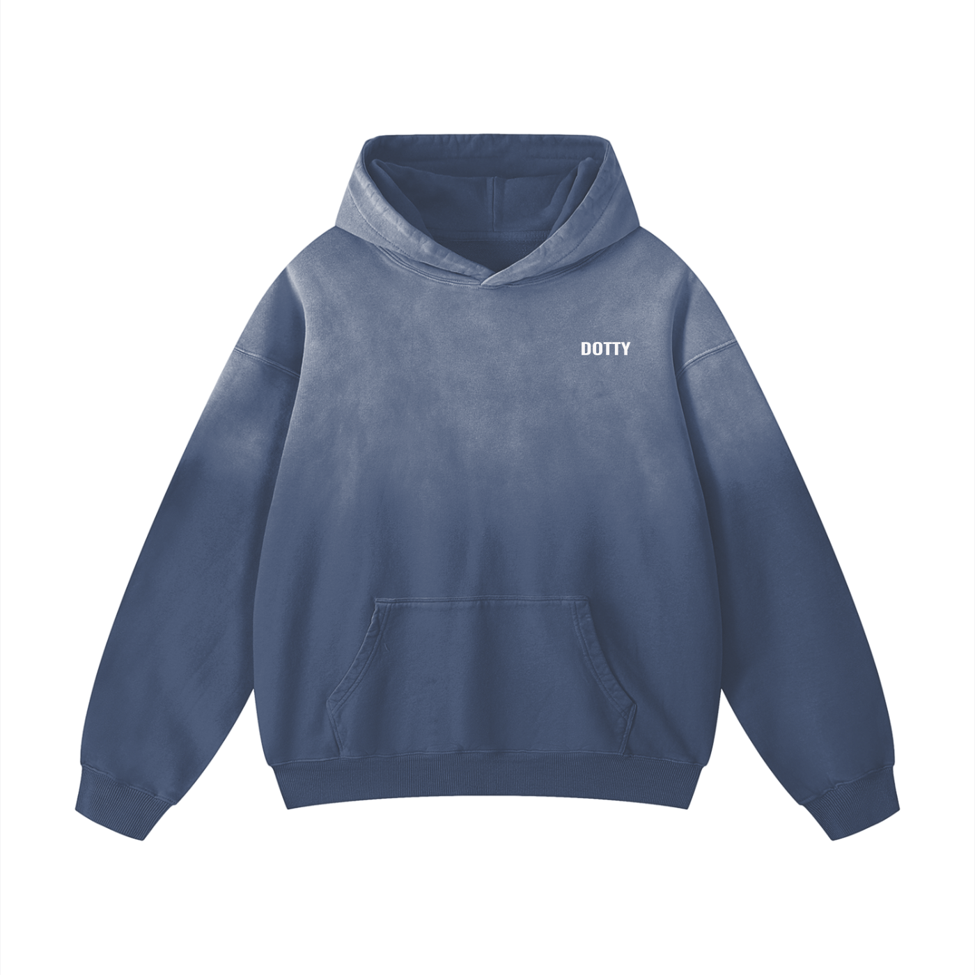 DOTTY- Heavyweight Sunfade Oversized Hoodie