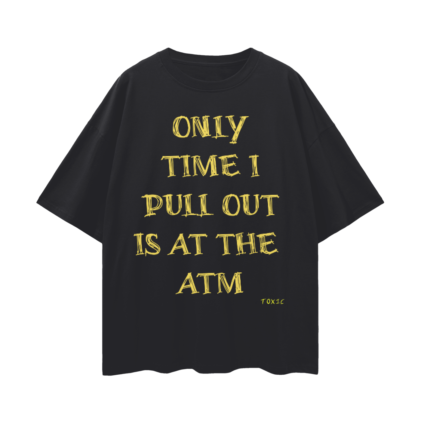 TQ BLK OVERSIZED TEE