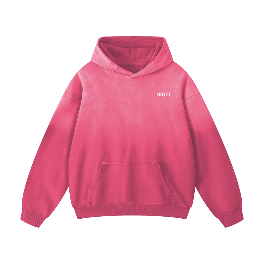 DOTTY- Heavyweight Sunfade Oversized Hoodie