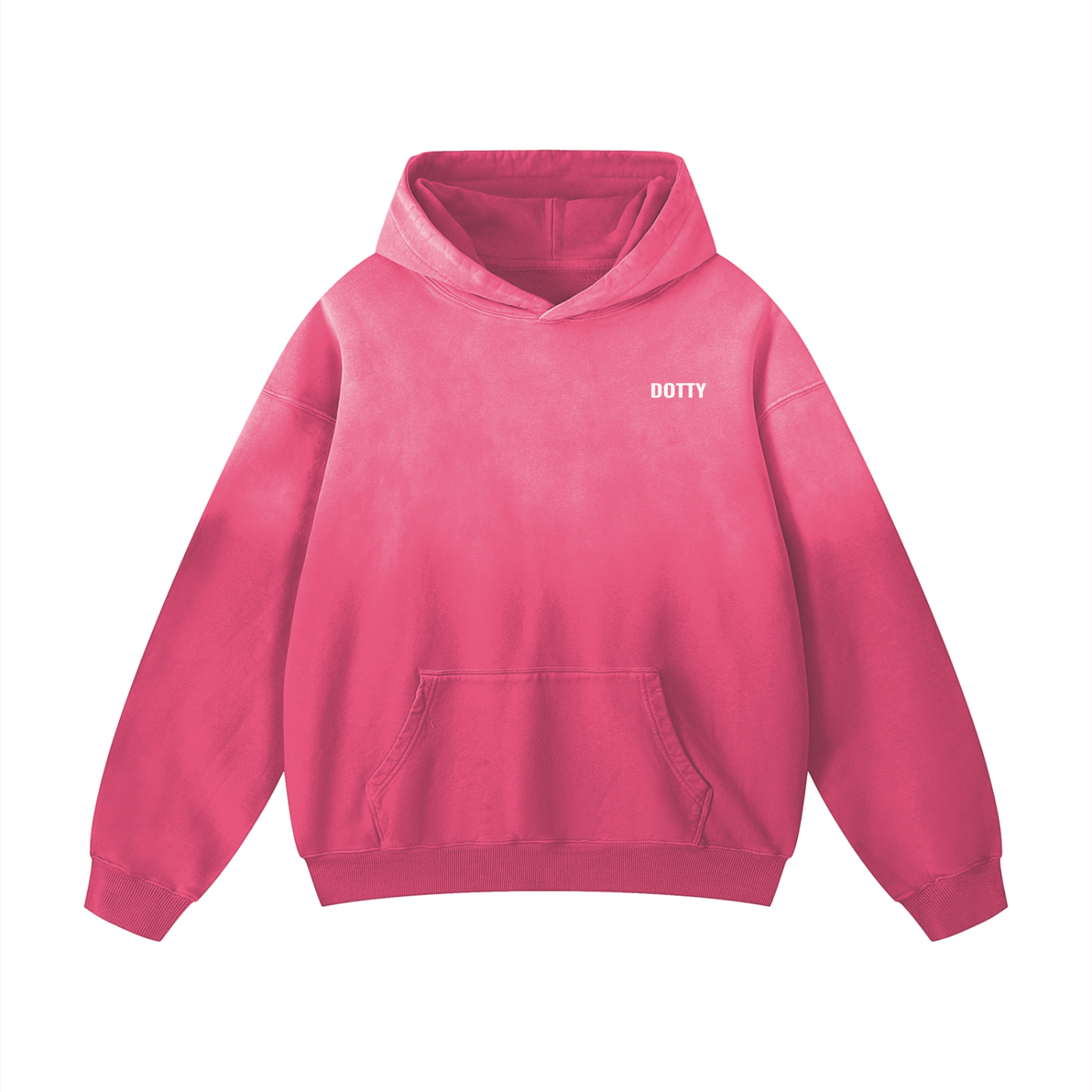 DOTTY- Heavyweight Sunfade Oversized Hoodie