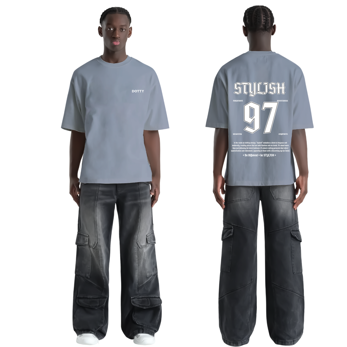 DOTTY - STYLISH OVERSIZE TEE