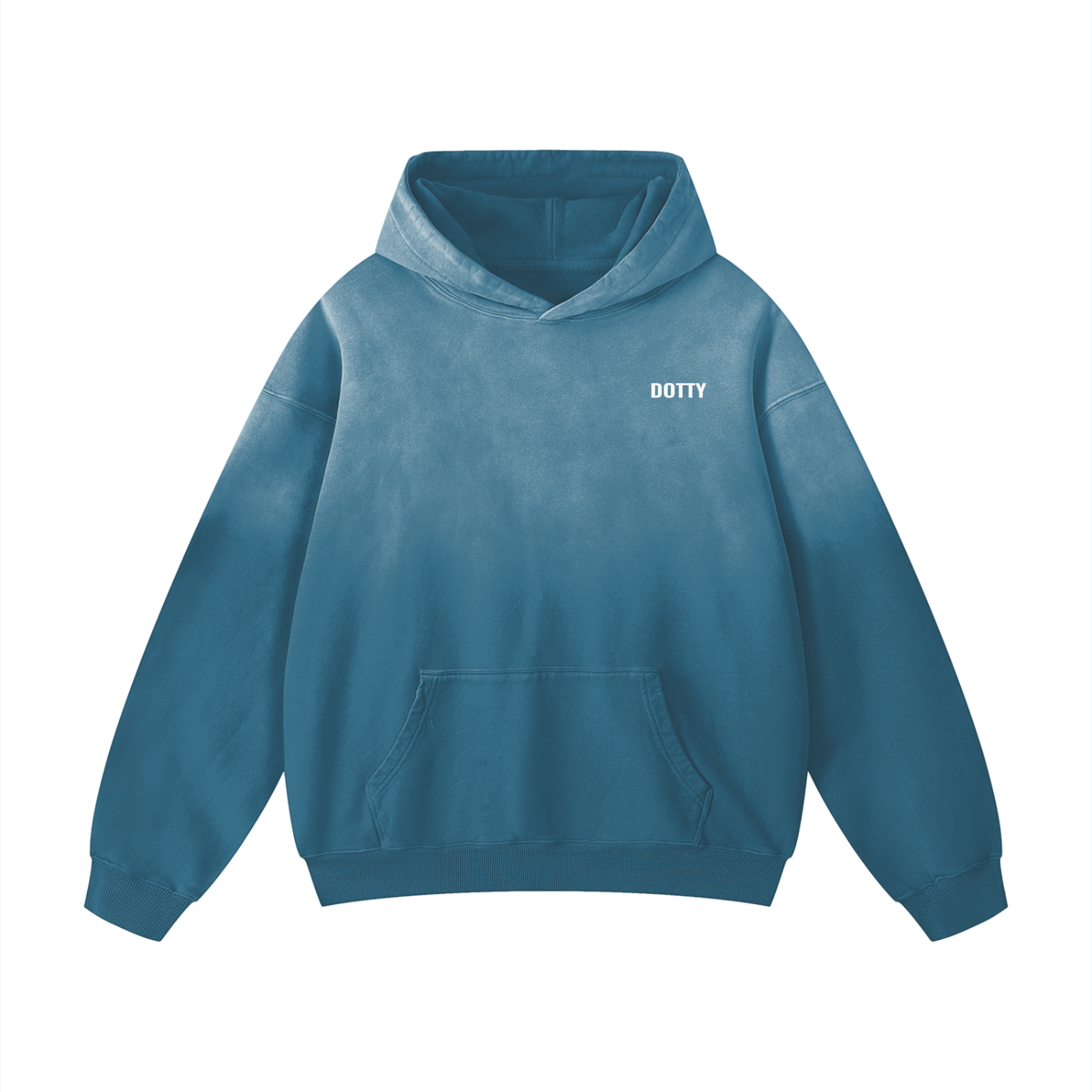 DOTTY- Heavyweight Sunfade Oversized Hoodie