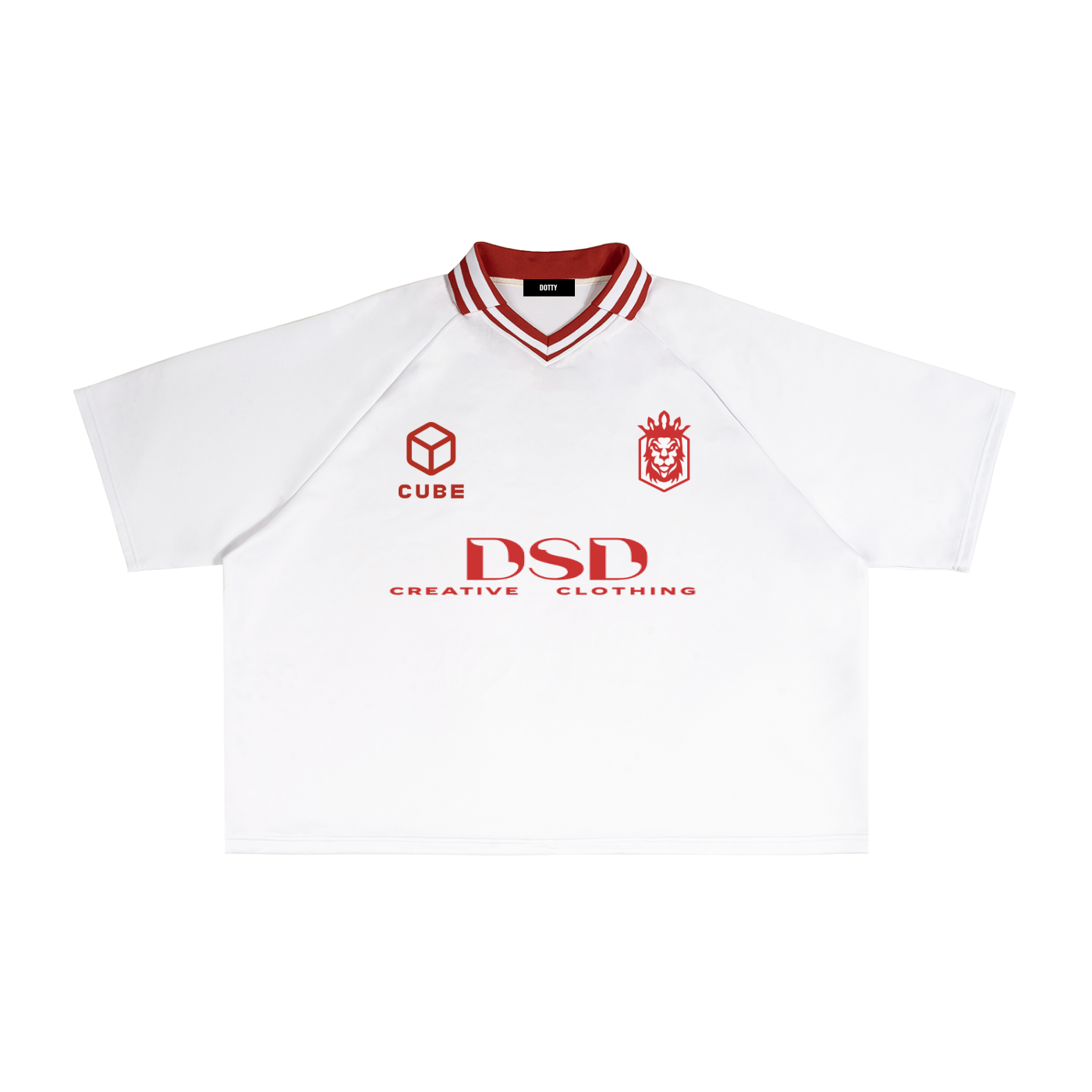DSD - Collar Boxy T-Shirt - RED