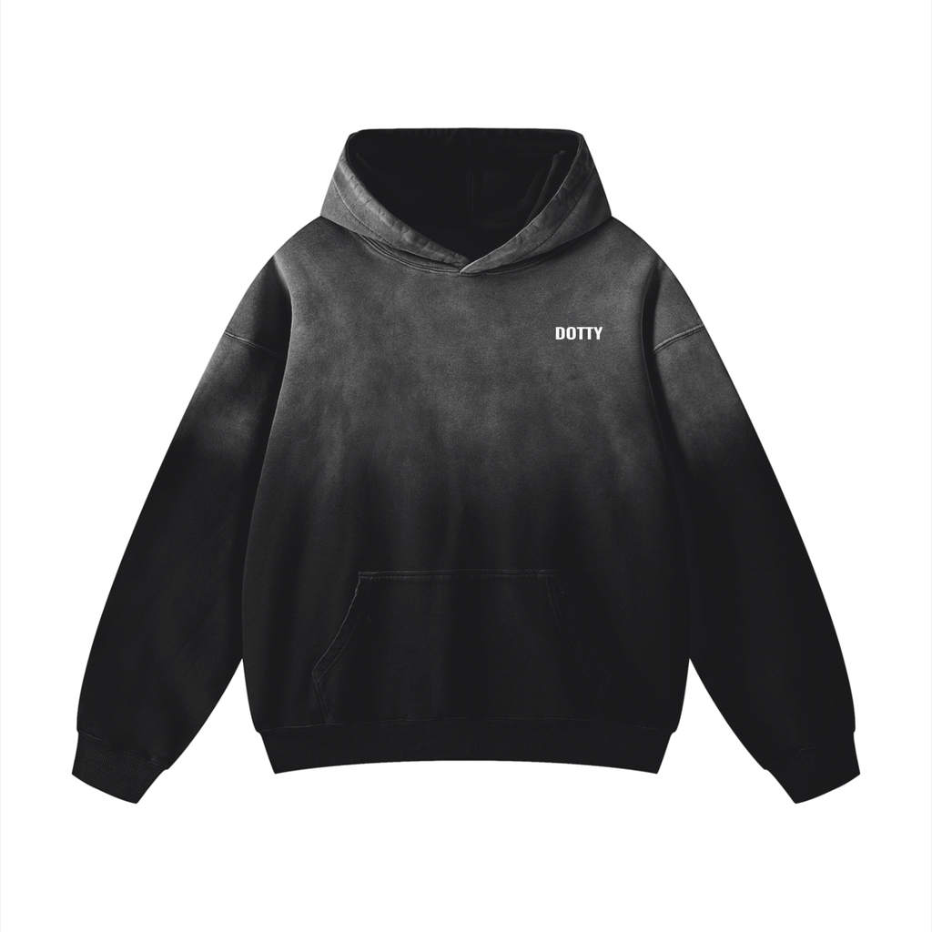 DOTTY- Heavyweight Sunfade Oversized Hoodie
