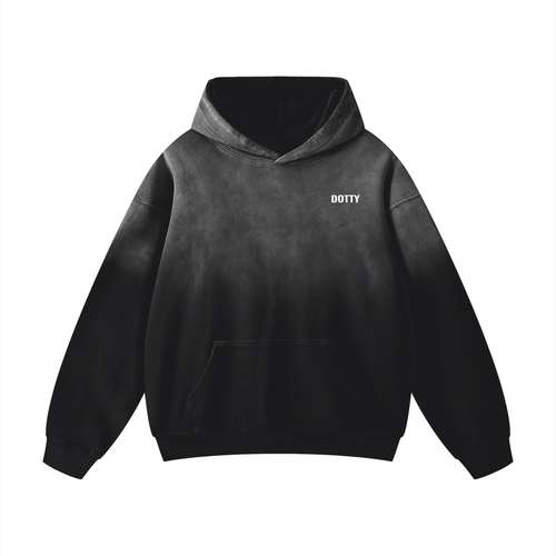 DOTTY- Heavyweight Sunfade Oversized Hoodie