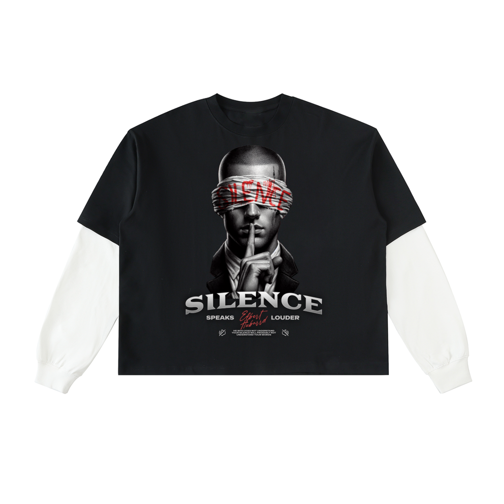 DSD - SILENCE Layered Sleeve T-Shirt