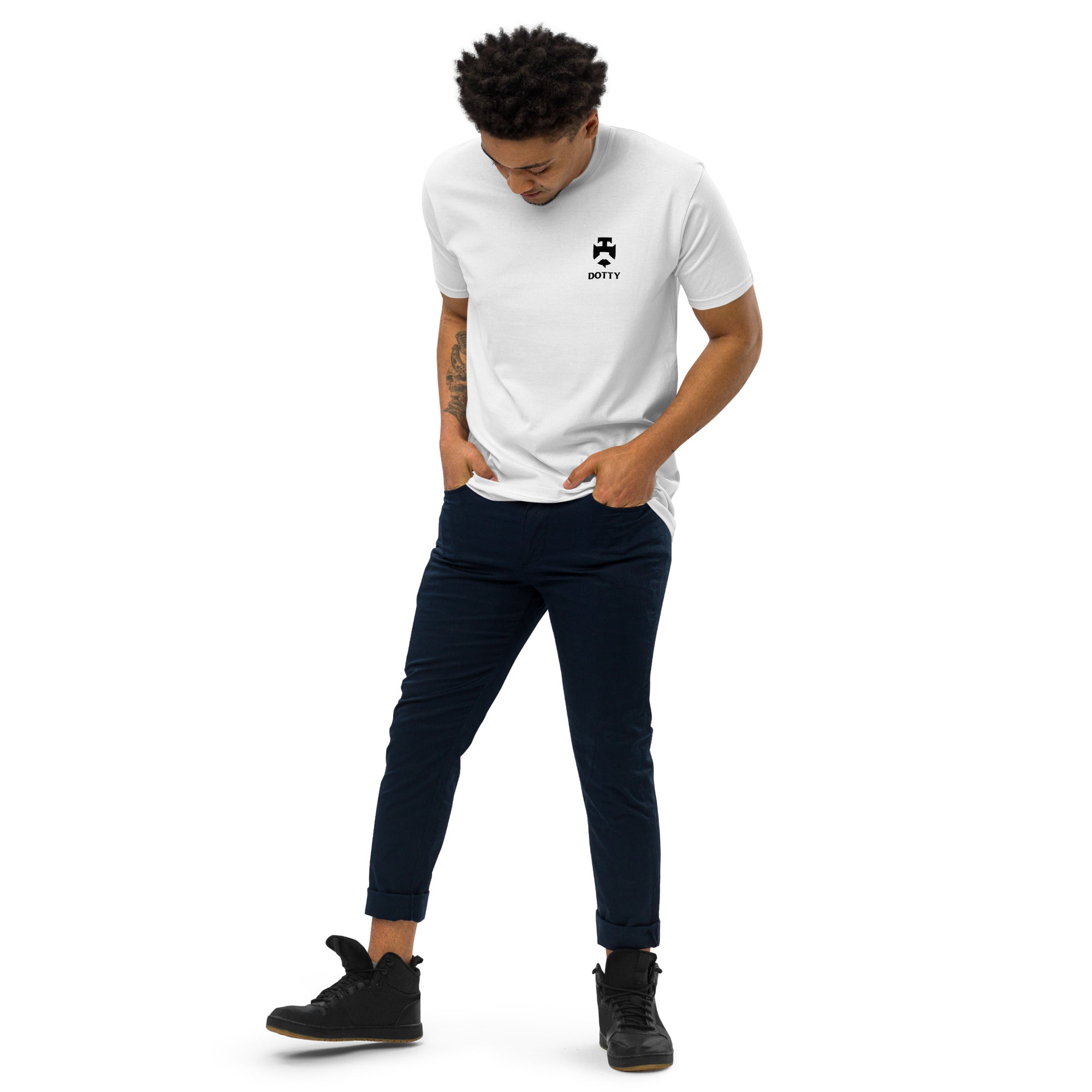 DOTTY - WHITE LUXURY TEE